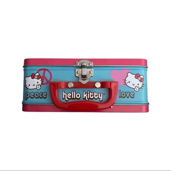 Pressman Hello Kitty Peace and Love  2010 Lunch Box - Picture 3 of 5